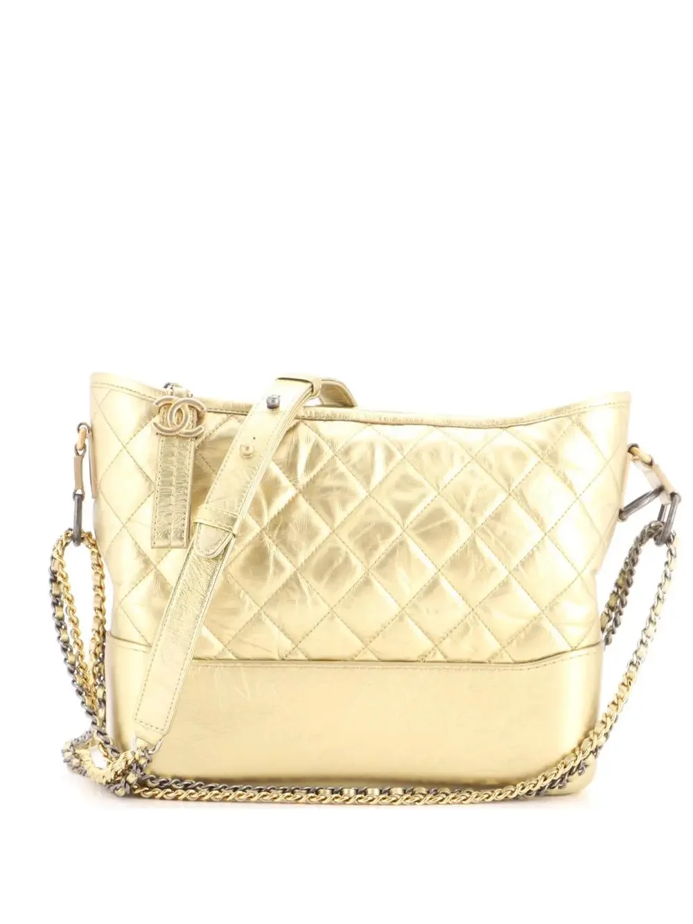 Chanel Gabrielle Hobo Quilted Metallic #353745C21B